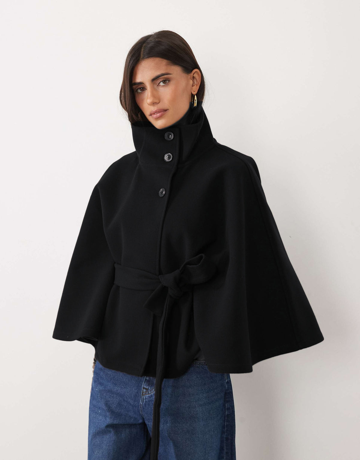 Amara Cape-Jacke mit Gürtel