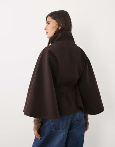 Amara Cape-Jacke mit Gürtel