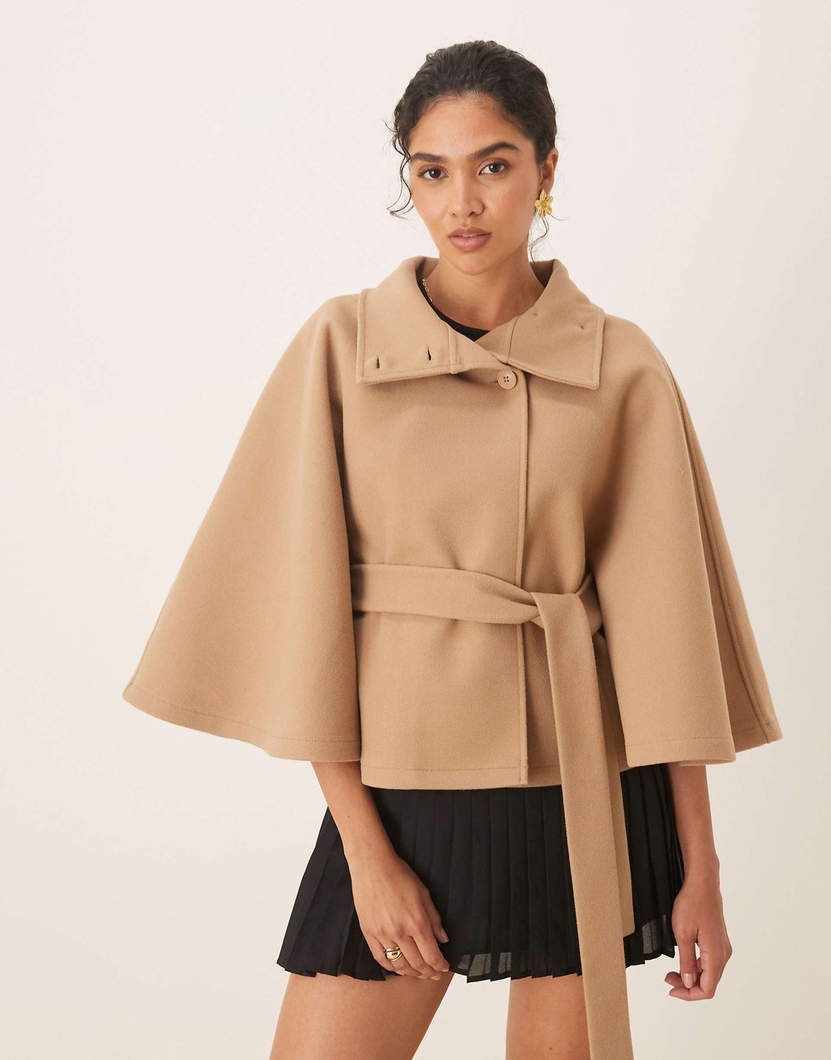 Amara Cape-Jacke mit Gürtel