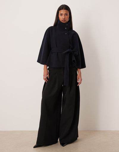 Amara Cape-Jacke mit Gürtel