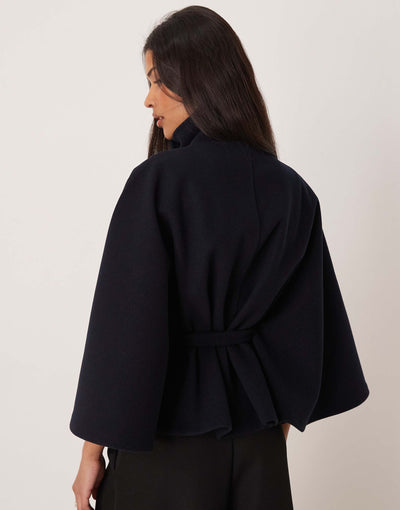 Amara Cape-Jacke mit Gürtel