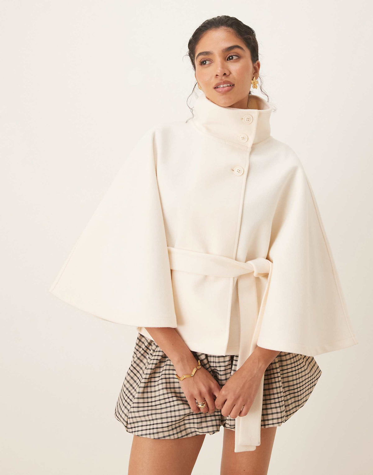 Amara Cape-Jacke mit Gürtel