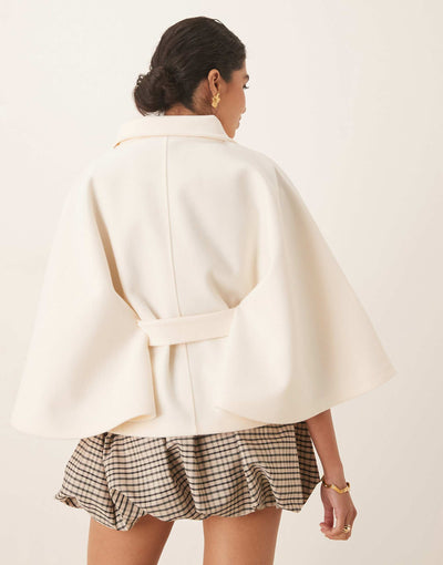 Amara Cape-Jacke mit Gürtel