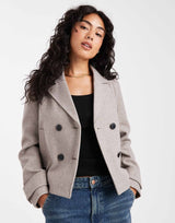 Ella Cropped Peacoat