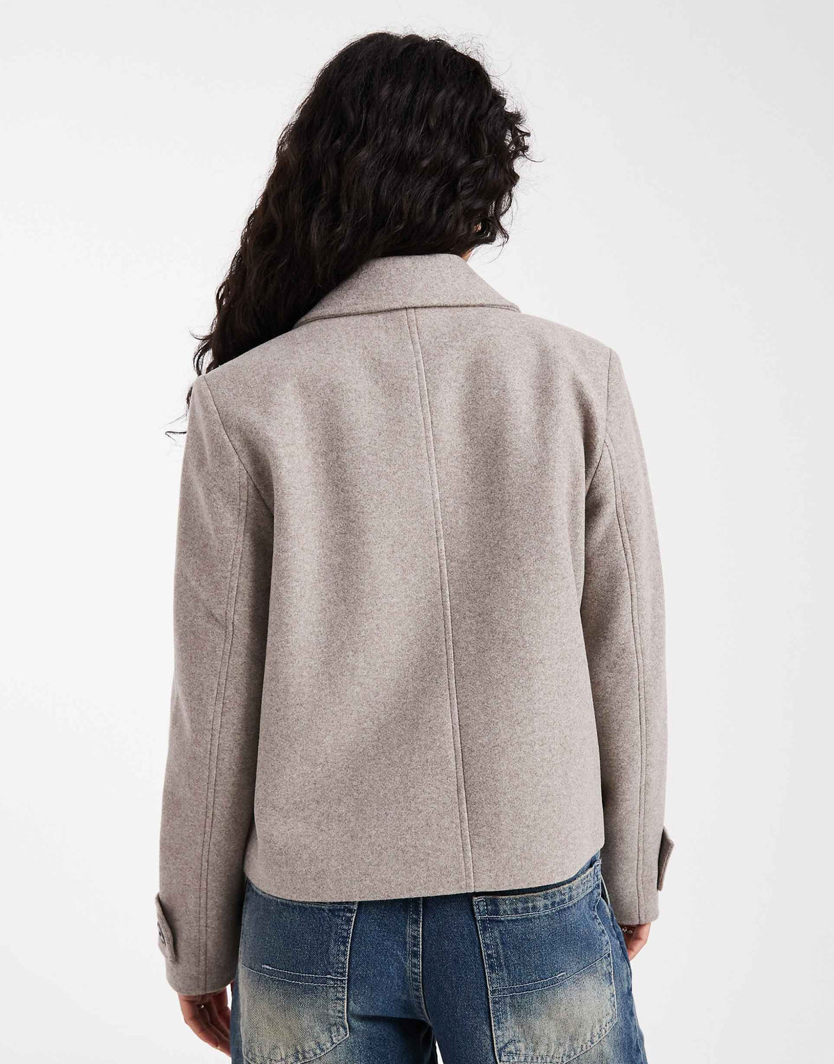 Ella Cropped Peacoat