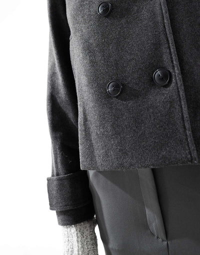Ella Cropped Peacoat