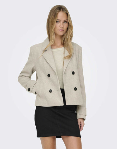 Ella Cropped Peacoat