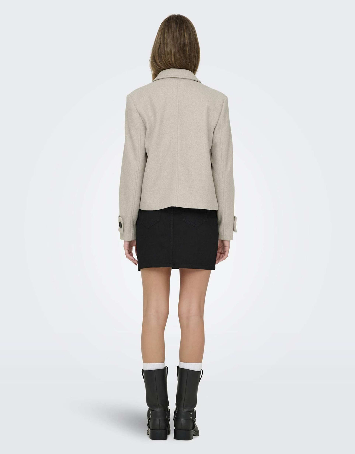 Ella Cropped Peacoat