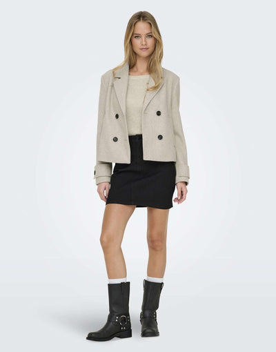 Ella Cropped Peacoat