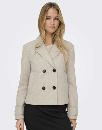 Ella Cropped Peacoat
