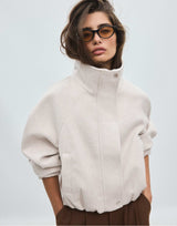 Lina Cropped Bomber